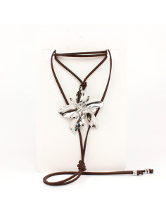 Collar de Gamuza Rare Flower