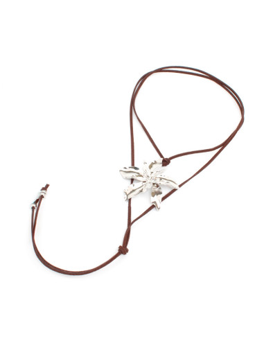 Collar de Gamuza Rare Flower