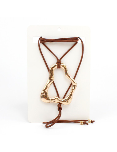 Collar de Gamuza Organic Gold