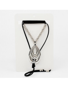 Collar de Gamuza Drop Beads