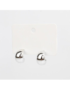 Aros Tiny Curve Silver | Venta mayorista – Infinita