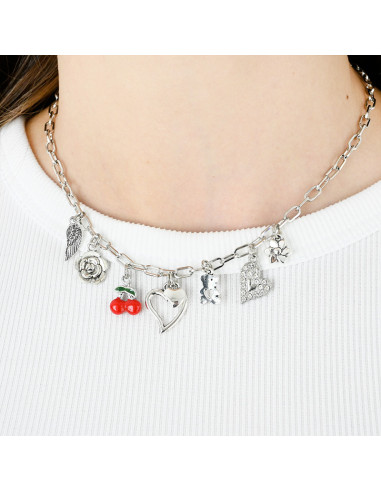 Collar Multicharms Loving | Venta mayorista – Infinita