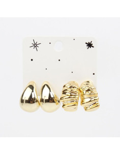 Set Aros Golden | Venta mayorista – Infinita