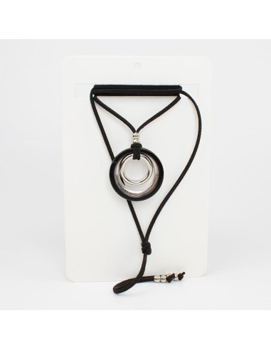 Collar Silver and Black | Venta mayorista – Infinita
