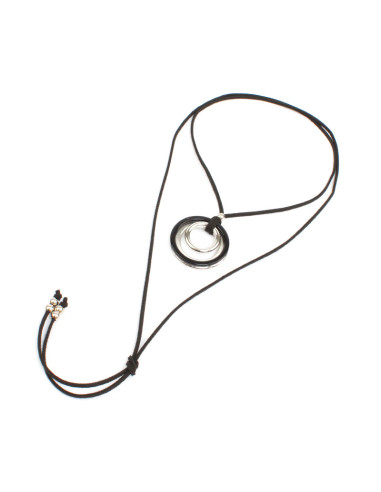 Collar Silver and Black | Venta mayorista – Infinita