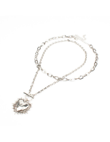 Set Silver Glow Heart | Venta mayorista – Infinita