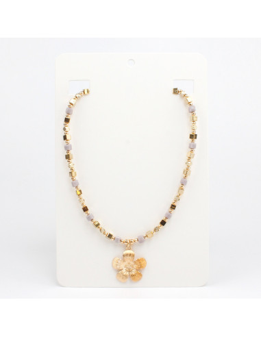 Collar Geometric Flower | Venta mayorista – Infinita