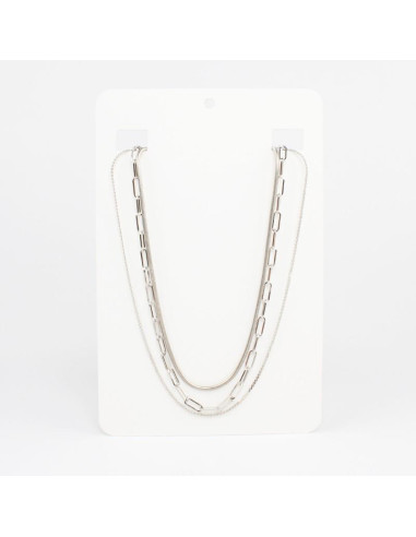 Collar Classy Silver | Venta mayorista – Infinita