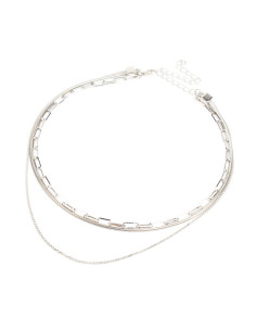 Collar Classy Silver | Venta mayorista – Infinita