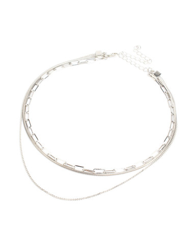 Collar Classy Silver | Venta mayorista – Infinita