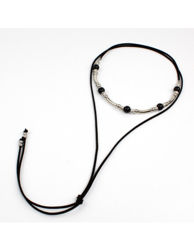 Collar Silver Black | Venta mayorista – Infinita