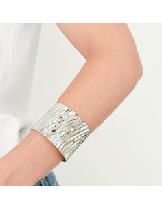 Brazalete Steel Whisper Silver | Venta mayorista – Infinita