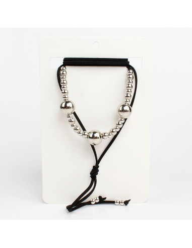 Collar Silver Spheres | Venta mayorista – Infinita