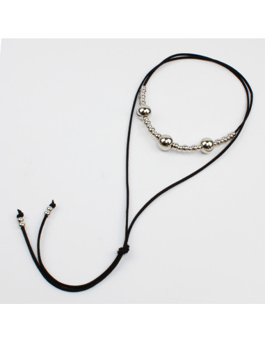 Collar Silver Spheres | Venta mayorista – Infinita