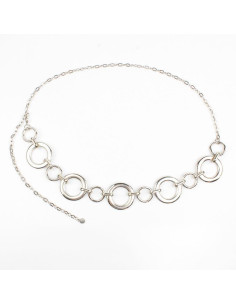 Cinturón Silver Circles | Venta mayorista – Infinita