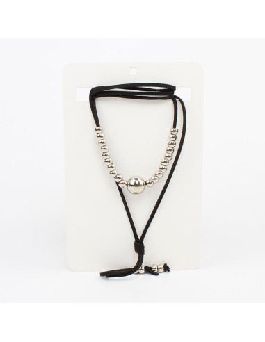 Collar Silver Spheres | Venta mayorista – Infinita