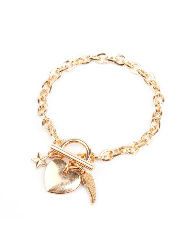 Pulsera Gold Heart | Venta mayorista – Infinita