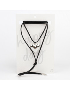 Collar de Gamuza Lover Silver
