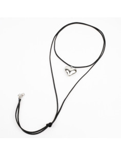 Collar de Gamuza Lover Silver