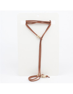 Collar Corbatero de Gamuza Tie Suede
