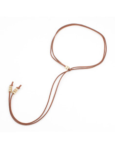 Collar Corbatero de Gamuza Tie Suede