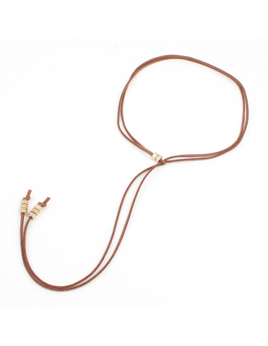 Collar Corbatero de Gamuza Tie Suede