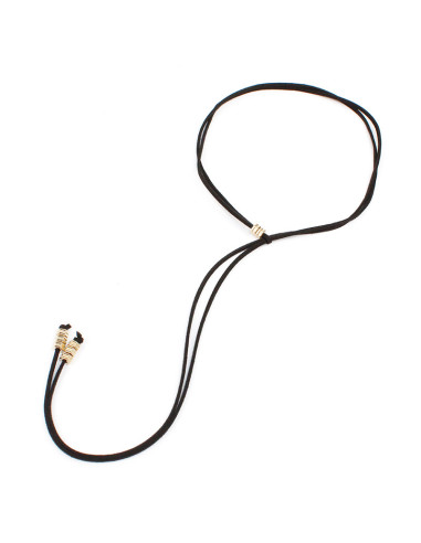 Collar Corbatero de Gamuza Tie Suede