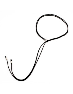 Collar Corbatero de Gamuza Leopard