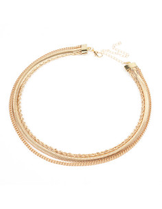 Collar de Cadenas Essential Golden