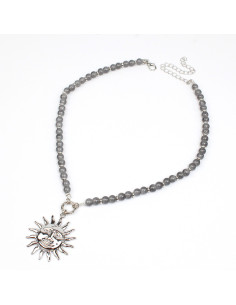 Collar Flexible Silver Sunset