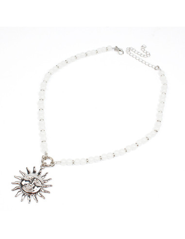 Collar Flexible Silver Sunset