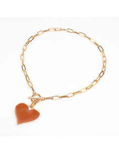 Collar de Cadena Chain Heart