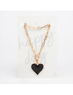 Collar de Cadena Chain Heart