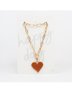 Collar de Cadena Chain Heart