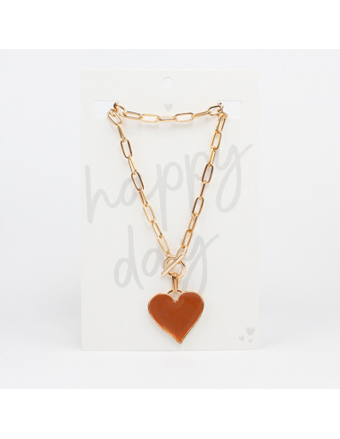 Collar de Cadena Chain Heart