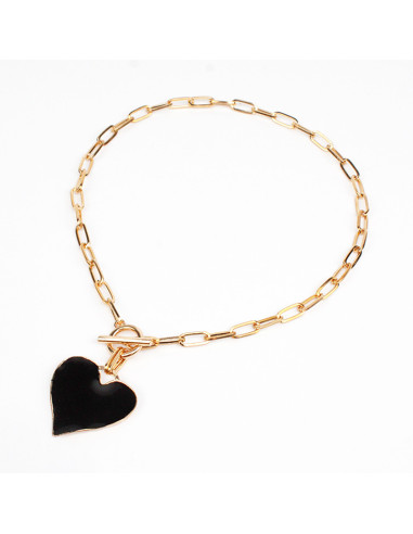 Collar de Cadena Chain Heart