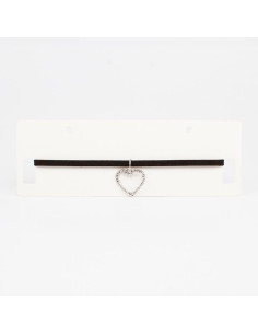 Choker de Gamuza Fangs Heart