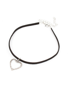 Choker de Gamuza Fangs Heart