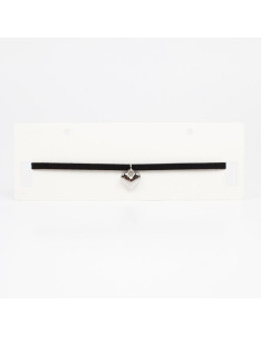 Choker de Gamuza Silver Love