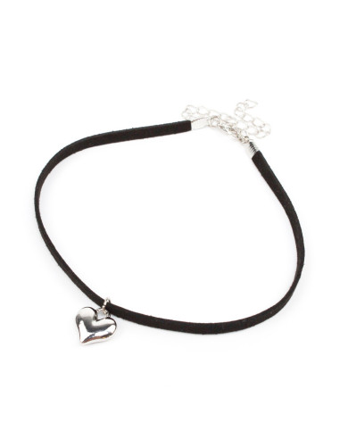 Choker de Gamuza Silver Love