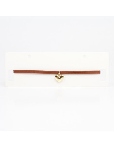 Choker de Gamuza Gold Love