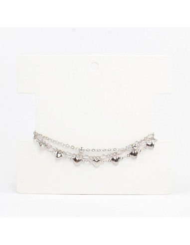 Pulsera de Cadenas Silver Love