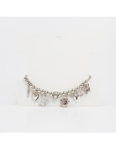 Pulsera Multicharms Silver Shine