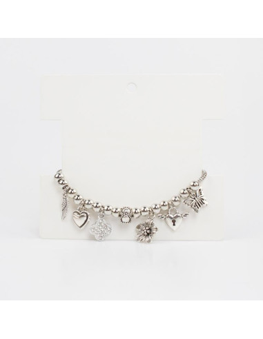 Pulsera Multicharms Silver Shine