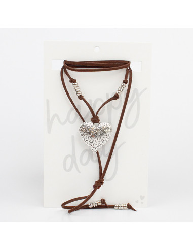 Collar de Gamuza Textured Love