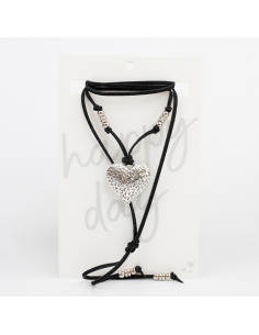 Collar de Gamuza Textured Love