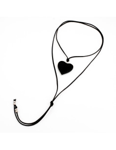 Collar de Gamuza Full Color Heart