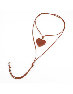 Collar de Gamuza Full Color Heart