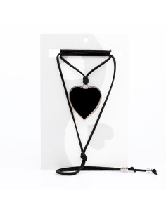 Collar de Gamuza Full Color Heart
