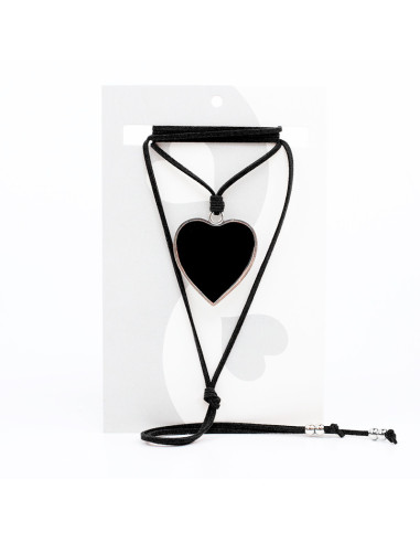 Collar de Gamuza Full Color Heart
